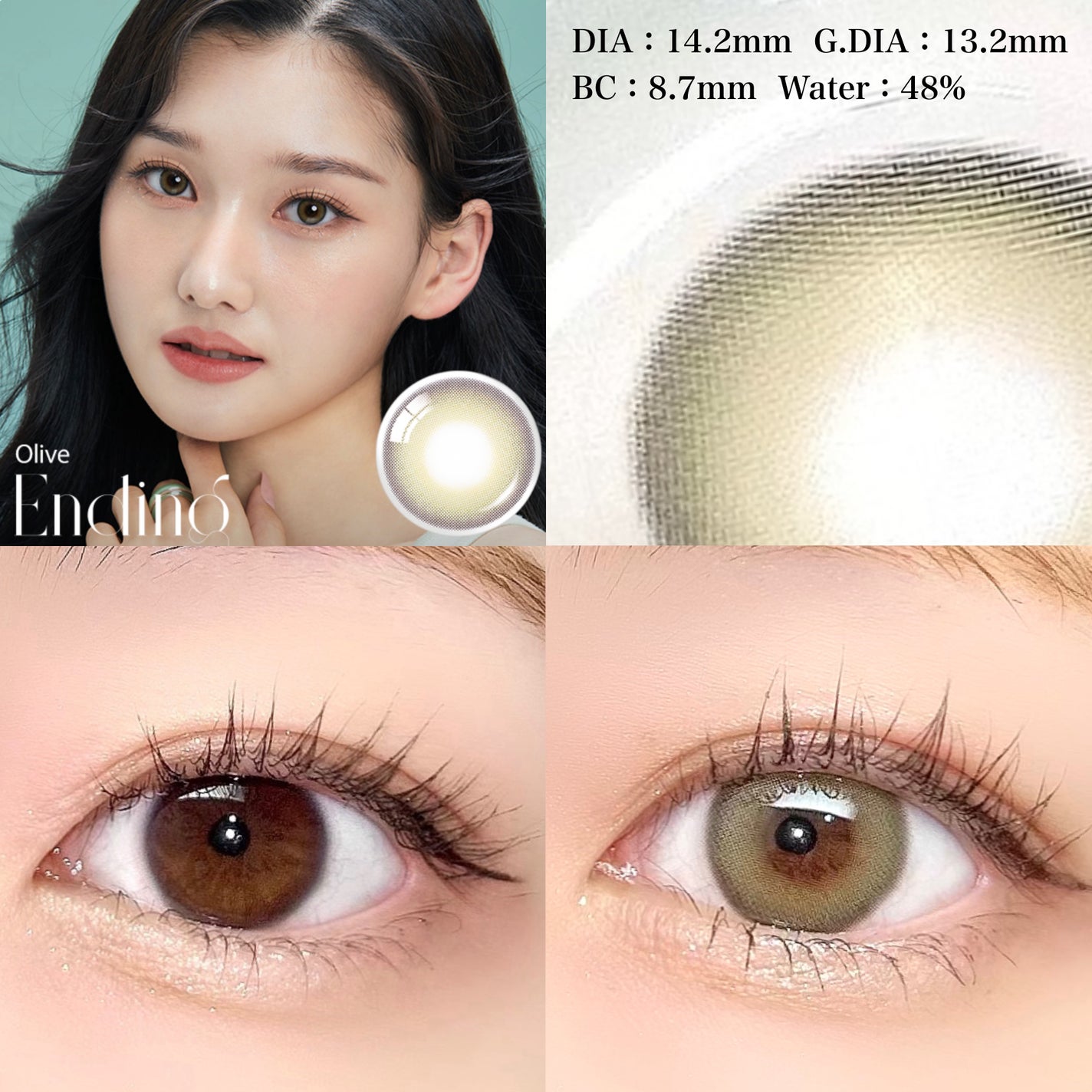 Ending 1day/OLENS/ワンデー(1DAY)カラコンを使ったクチコミ(5枚目)