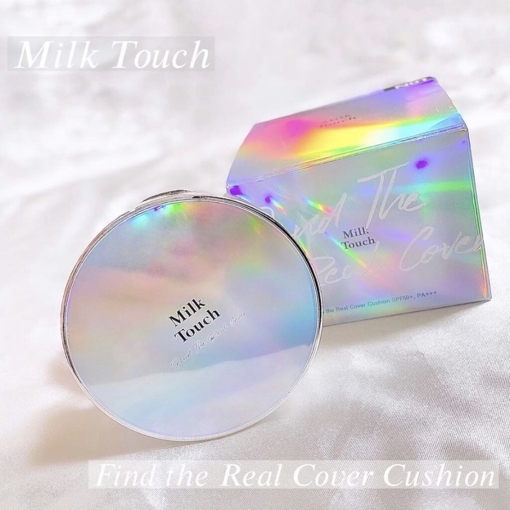 ファインド ザ リアル カバー クッション/Milk Touch/クッションファンデーションを使ったクチコミ（1枚目）