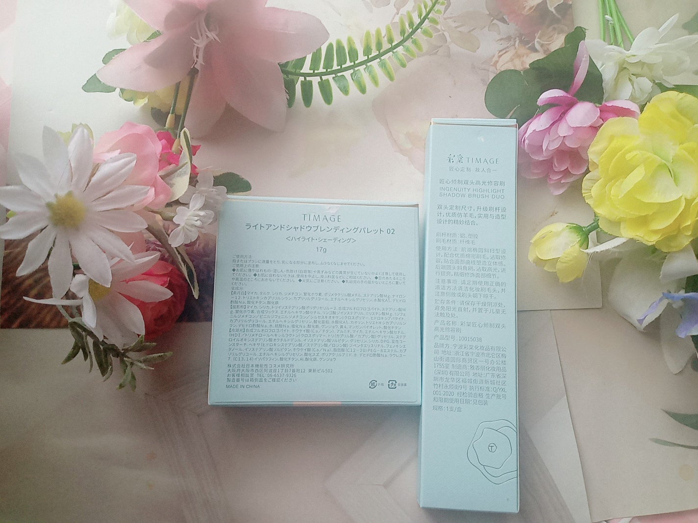 ハイライトシェーディングパレット/TIMAGE/パウダーハイライトを使ったクチコミ(9枚目)
