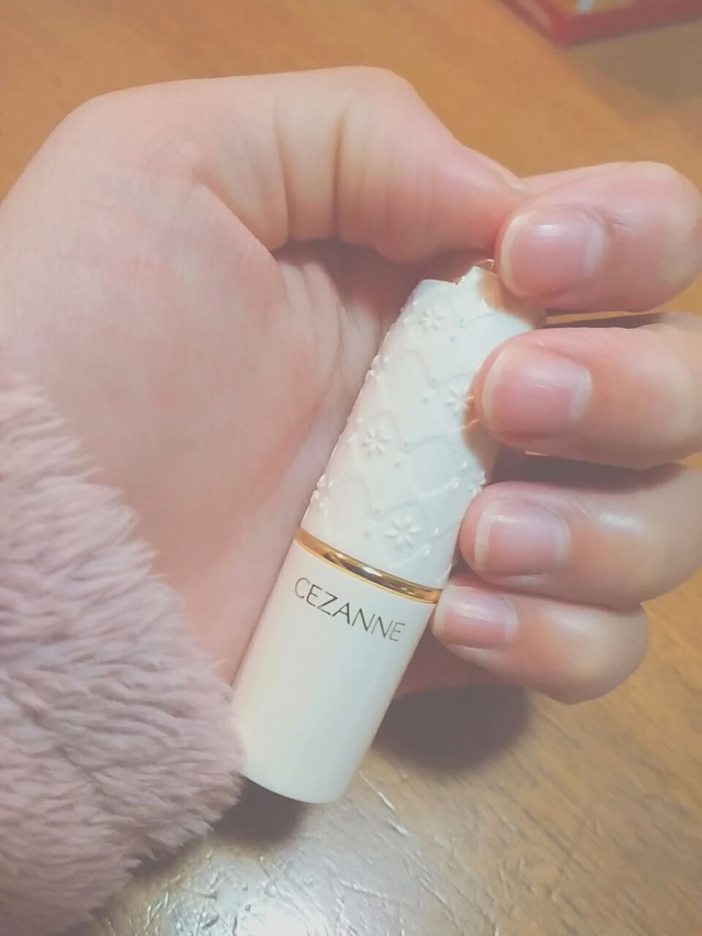 ラスティンググロスリップ/CEZANNE/口紅を使ったクチコミ(1枚目)