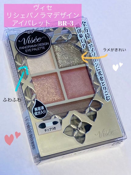 パノラマデザイン アイパレット/Visée/アイシャドウパレットを使ったクチコミ(1枚目)