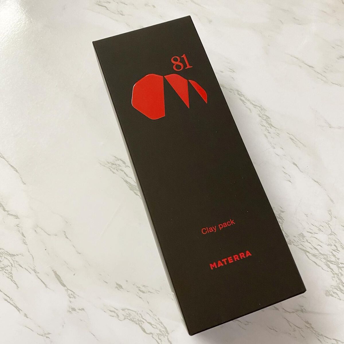 ８１マテラ クレイパック/MATERRA81/洗い流すパック・マスクを使ったクチコミ（2枚目）