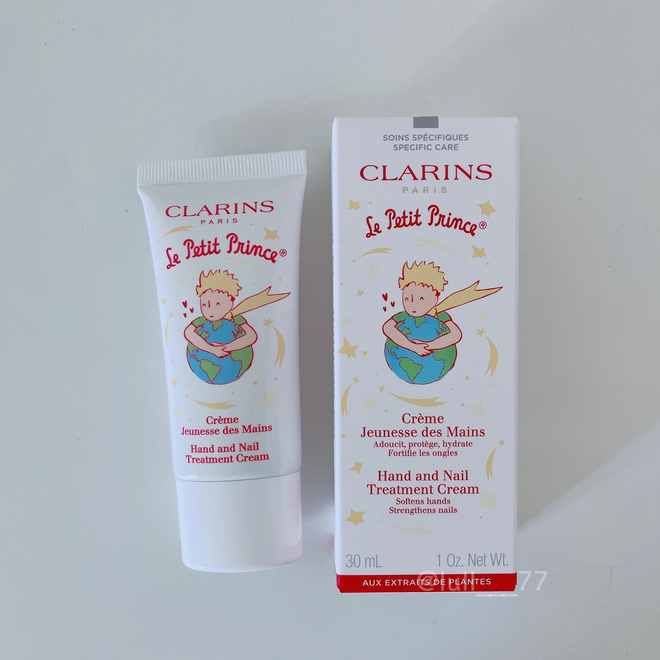 ハンド／ネイル トリートメント クリーム 30g (星の王子さま 限定コレクション)/CLARINS/ハンドクリームを使ったクチコミ（1枚目）