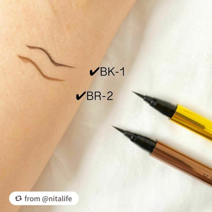 ハイパーシャープ ライナー R/MAYBELLINE NEW YORK/リキッドアイライナーを使ったクチコミ(4枚目)