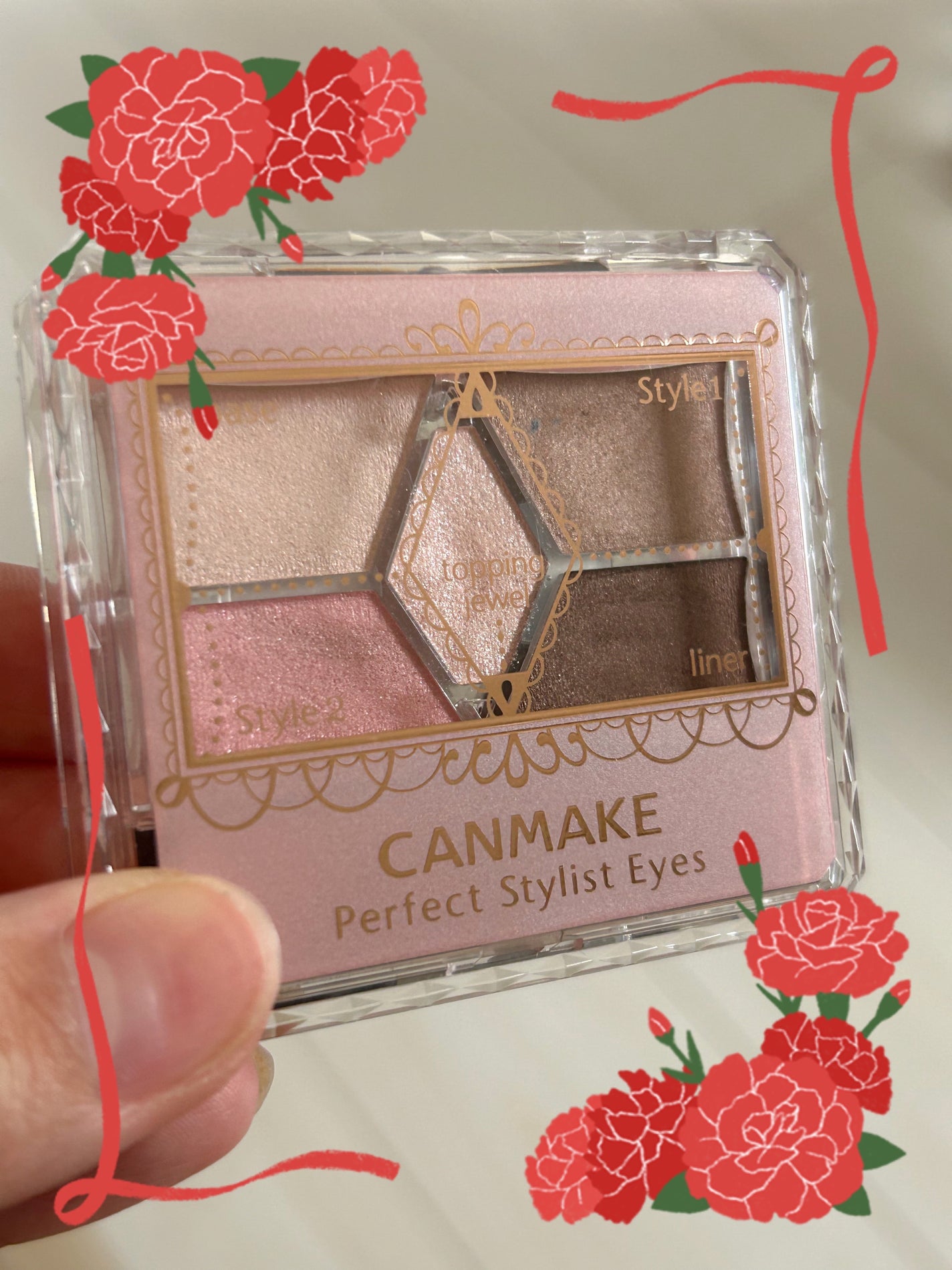 【旧品】パーフェクトスタイリストアイズ/キャンメイク/アイシャドウパレットを使ったクチコミ(1枚目)