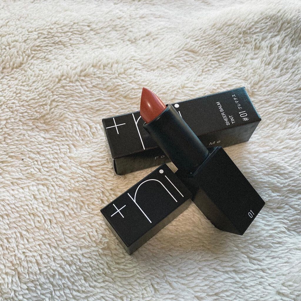 シアーバームティント #01 クレマチス/＋ni/リップティントを使ったクチコミ（1枚目）