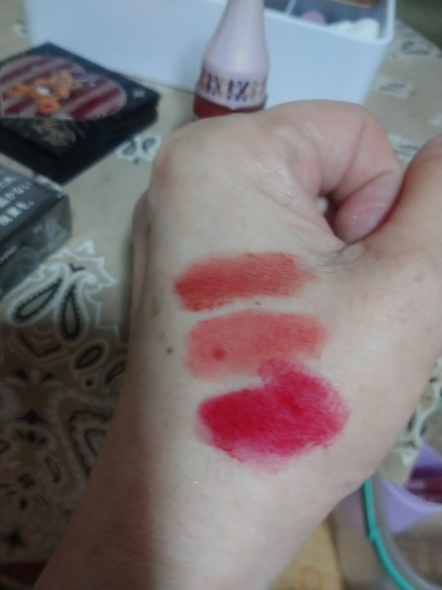 xixi3色ティントリップ/xixi/リップティントを使ったクチコミ（2枚目）