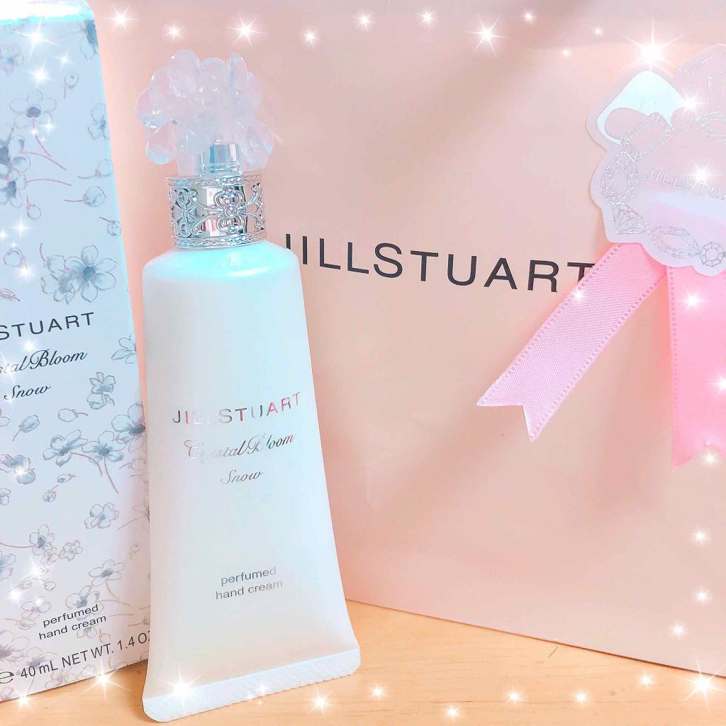 クリスタルブルーム パフュームド ハンドクリーム/JILL STUART/ハンドクリームを使ったクチコミ（1枚目）