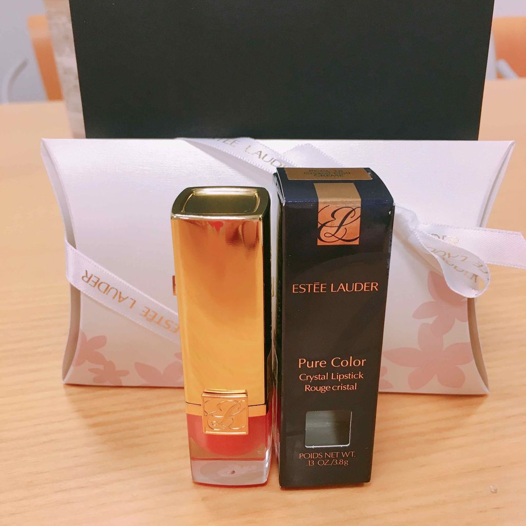 ピュア カラー クリスタル シアー リップスティック/ESTEE LAUDER/口紅を使ったクチコミ(2枚目)