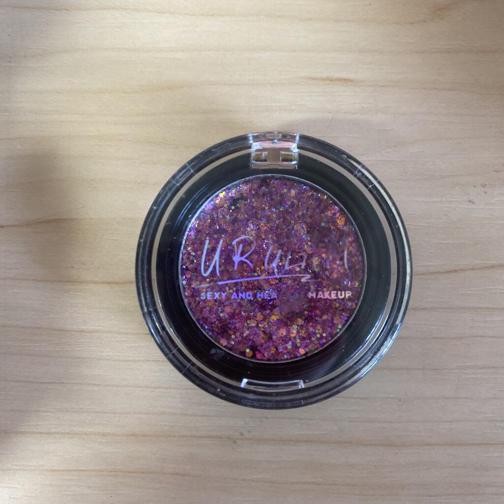 URGLAM　GLITTER GEM パープル/U R GLAM/ジェル・クリームチークを使ったクチコミ（1枚目）