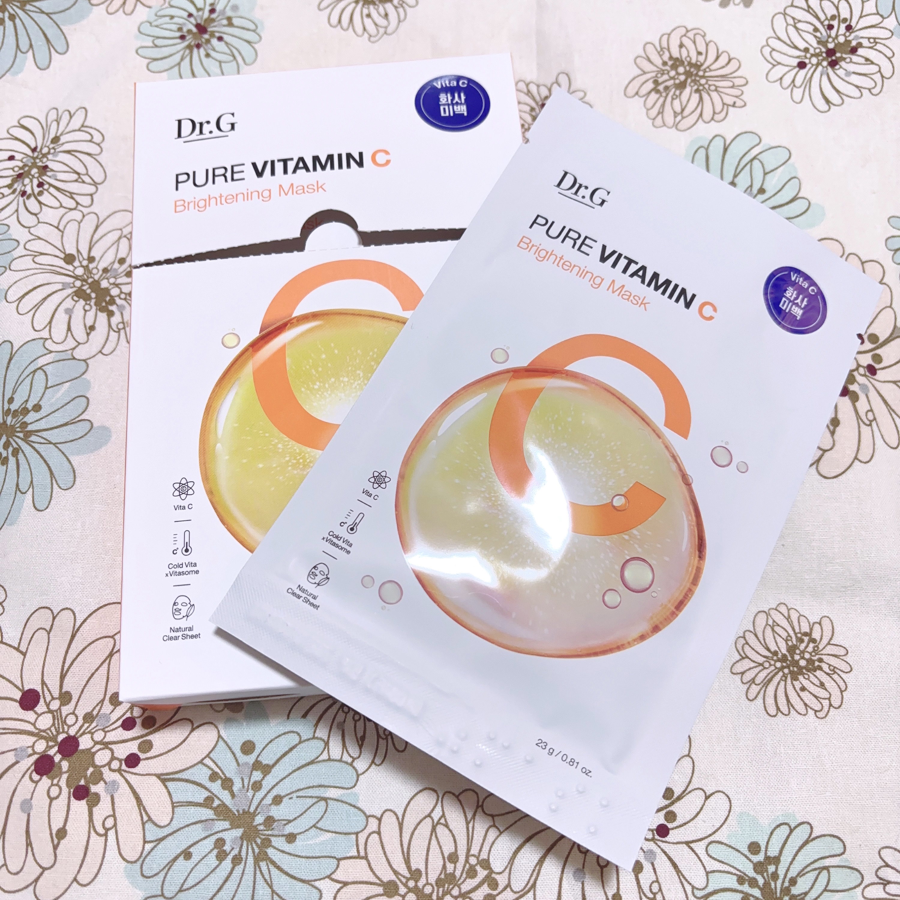 ドクタージー ピュア ビタミンC ブライトニングマスク/Dr.G/シートマスク・パックを使ったクチコミ（1枚目）