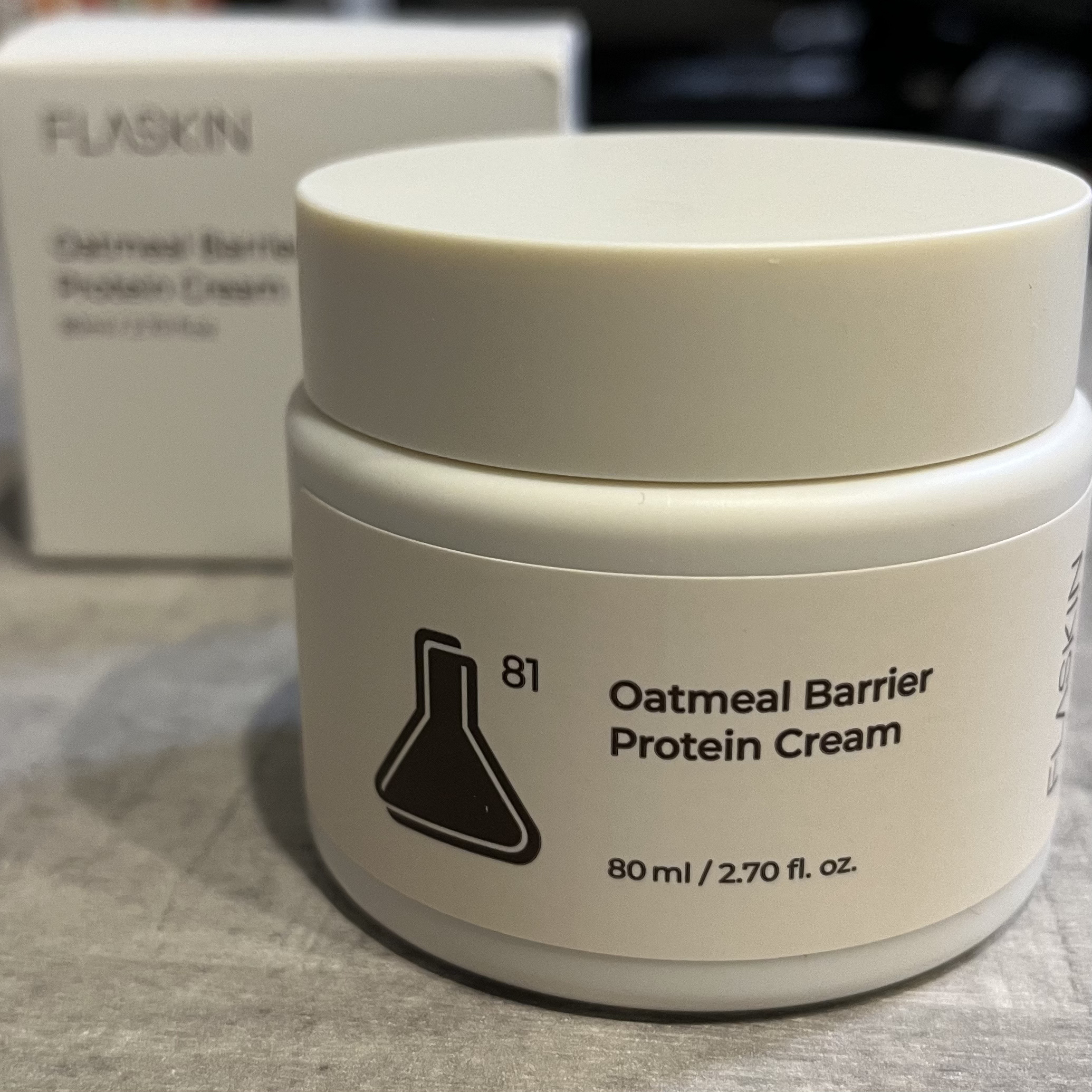 オーツ麦タンパク質クリーム/FLASKIN/フェイスクリームを使ったクチコミ（1枚目）