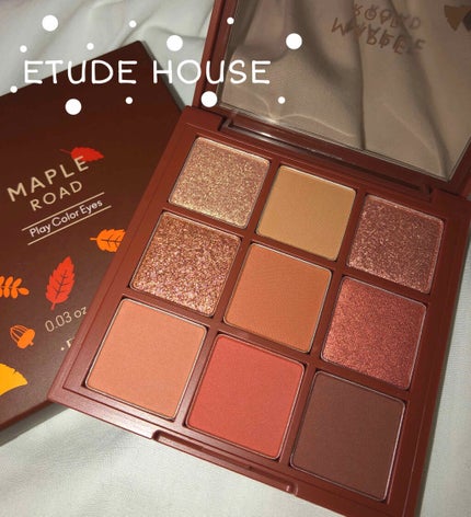 プレイカラーアイシャドウ メープルロード/ETUDE/アイシャドウパレットを使ったクチコミ(1枚目)