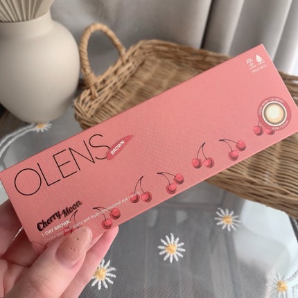 Cherry Moon 1day/OLENS/カラーコンタクトレンズを使ったクチコミ(7枚目)