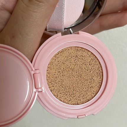 ハイパーカバーフィットクッション ピンク(桜エディション)/APRILSKIN/クッションファンデーションを使ったクチコミ(3枚目)