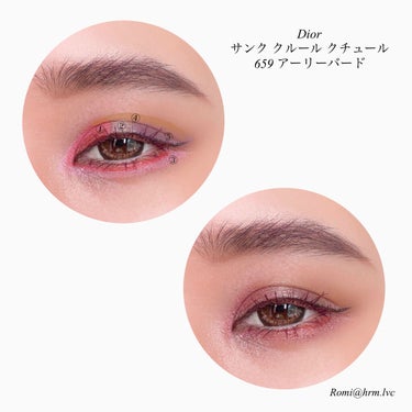 サンク クルール クチュール＜バーズ オブ ア フェザー＞/Dior/パウダーアイシャドウを使ったクチコミ（2枚目）