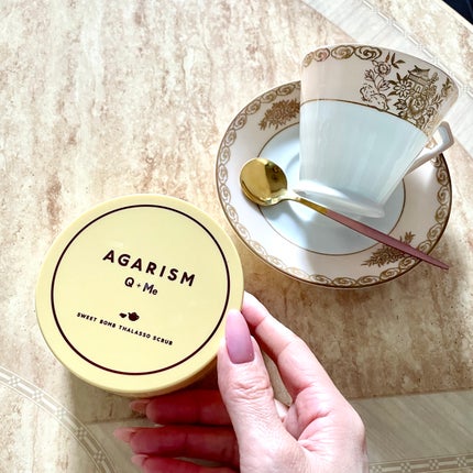 Q+Me スウィートボムタラソスクラブレモンティーの香り/AGARISM/バスト・ヒップケアを使ったクチコミ(1枚目)