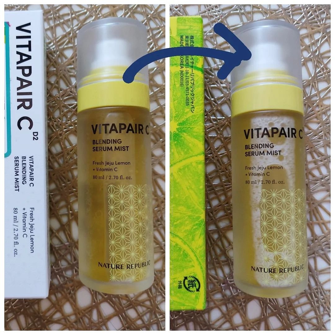 ビタペアCセラムミスト/ネイチャーリパブリック/ミスト状化粧水を使ったクチコミ（3枚目）