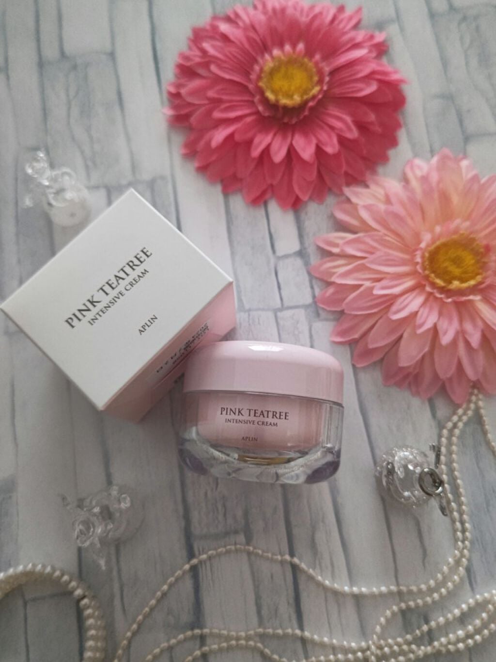 ピンクティーツリークリーム/APLIN/フェイスクリームを使ったクチコミ(1枚目)