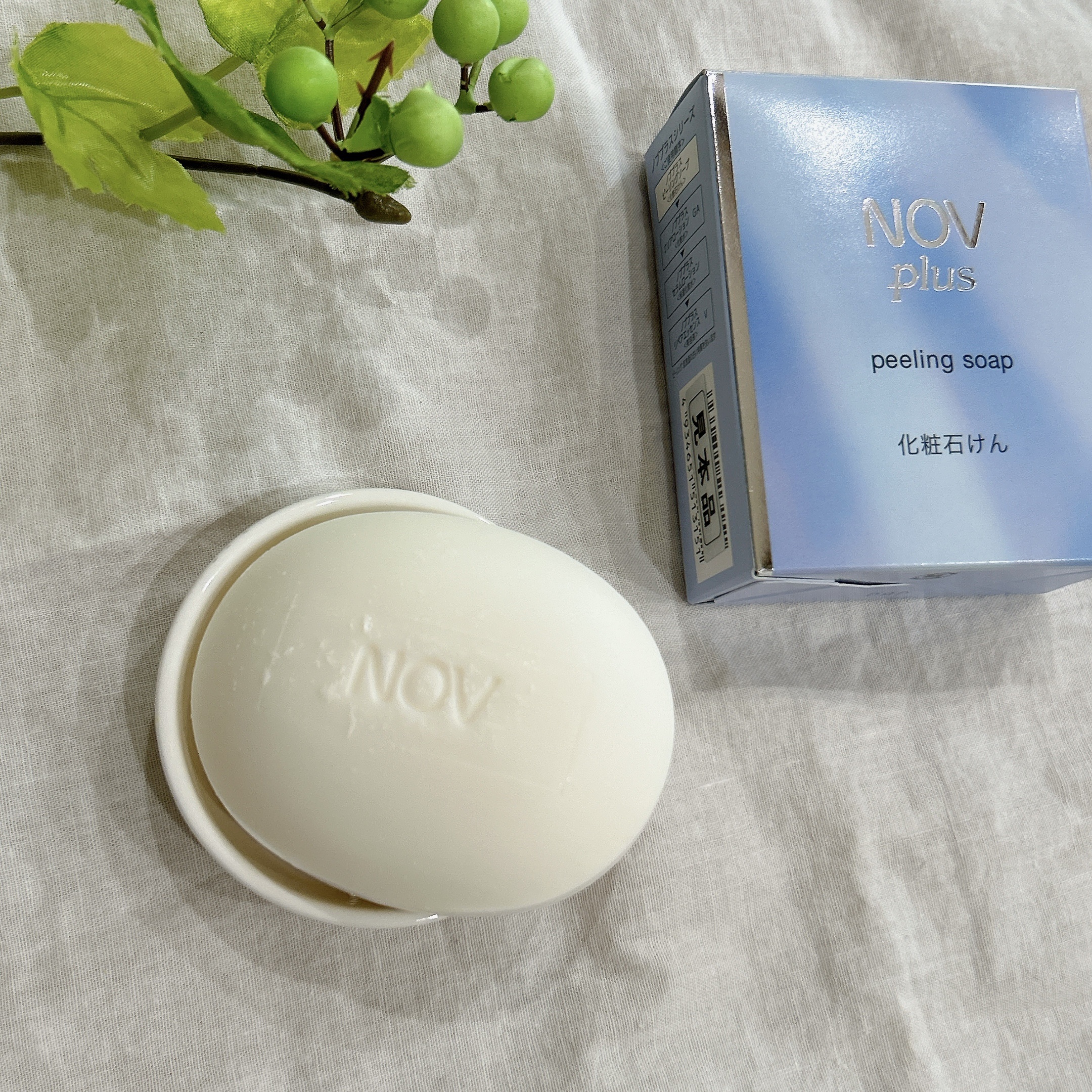 ノブプラス ピーリングソープ/NOV/洗顔石鹸を使ったクチコミ（1枚目）