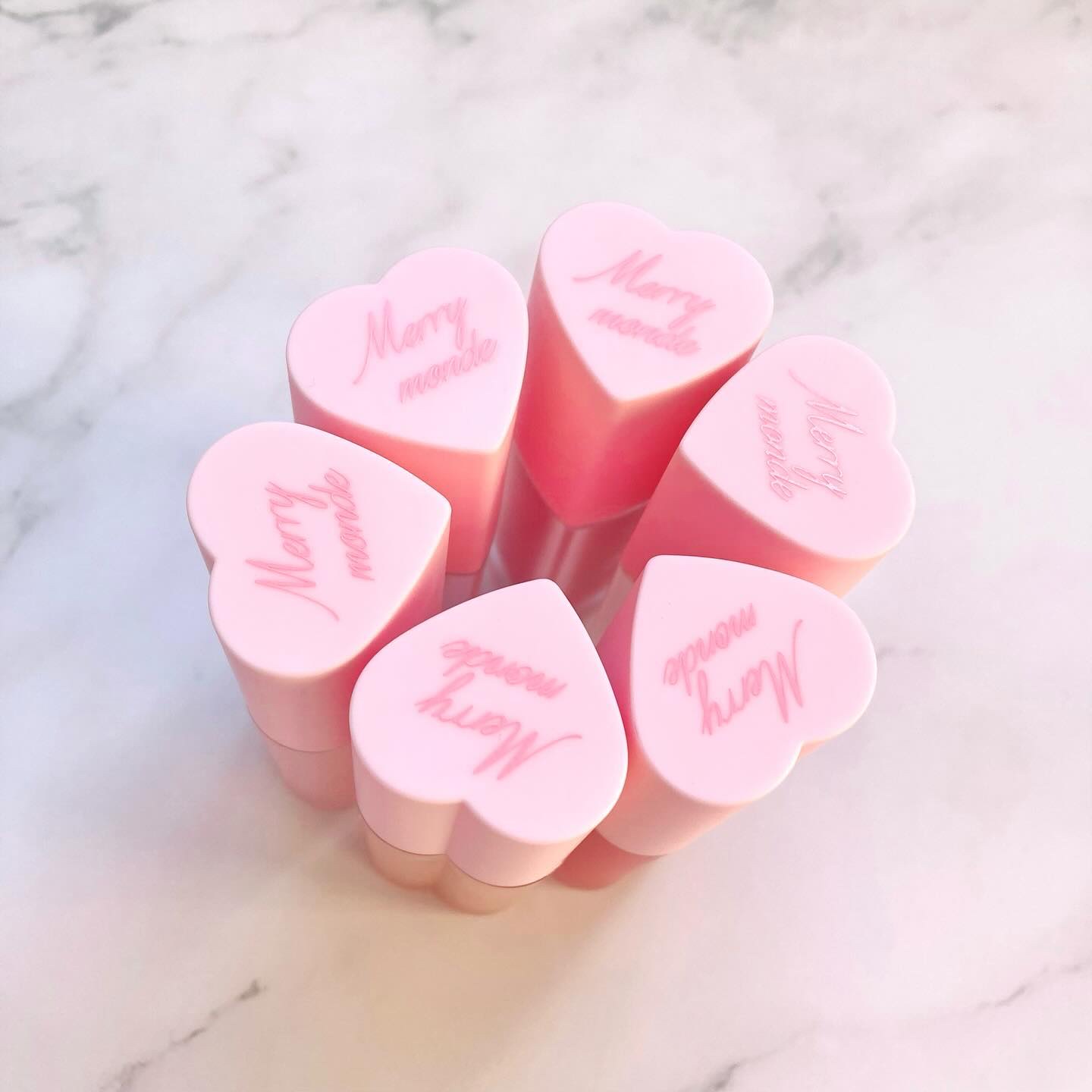 ミルクハートティントリップアンドチーク/Merrymonde/リップティントを使ったクチコミ（3枚目）