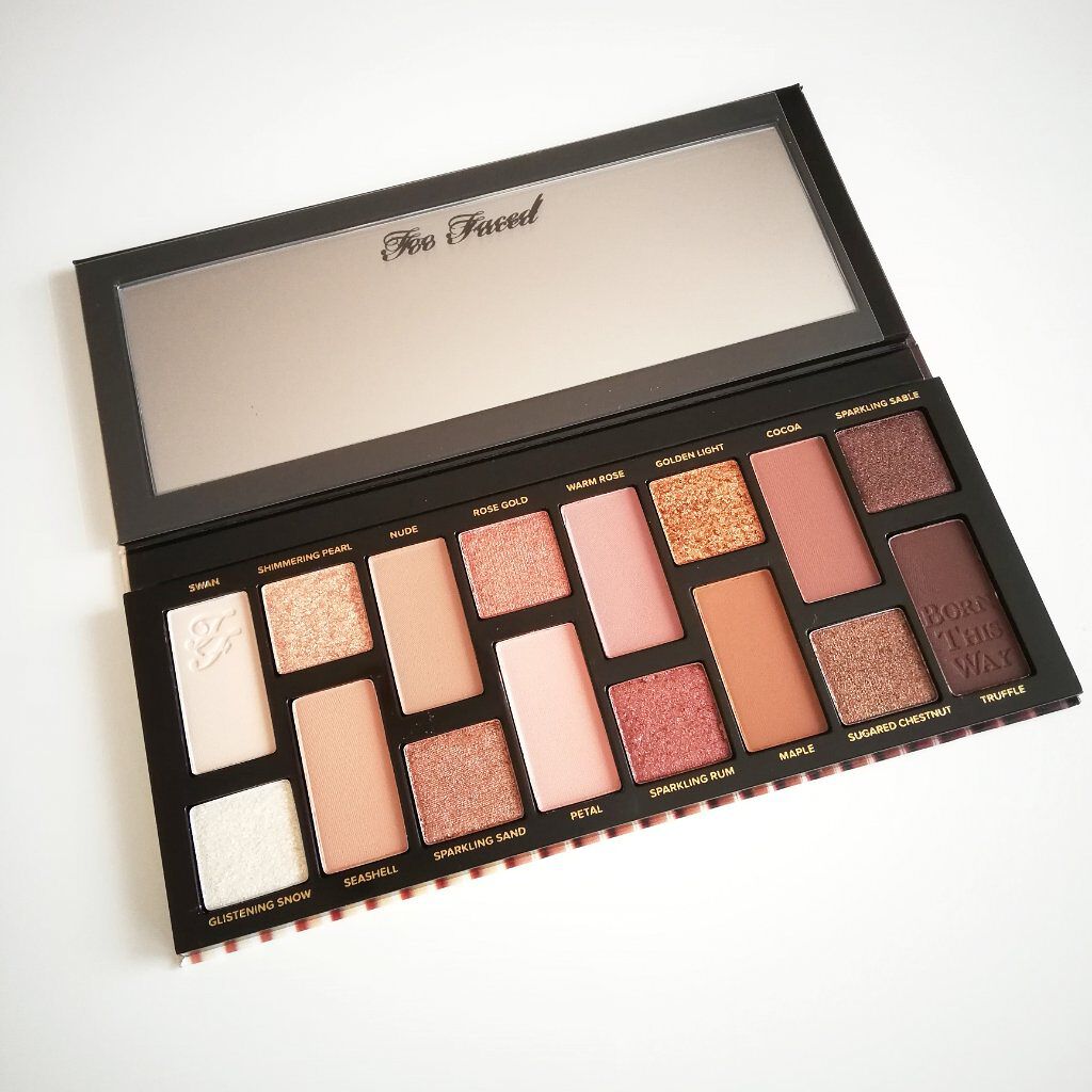 ボーン ディス ウェイ ザ ナチュラル ヌード アイシャドウ パレット/Too Faced/アイシャドウパレットを使ったクチコミ（1枚目）