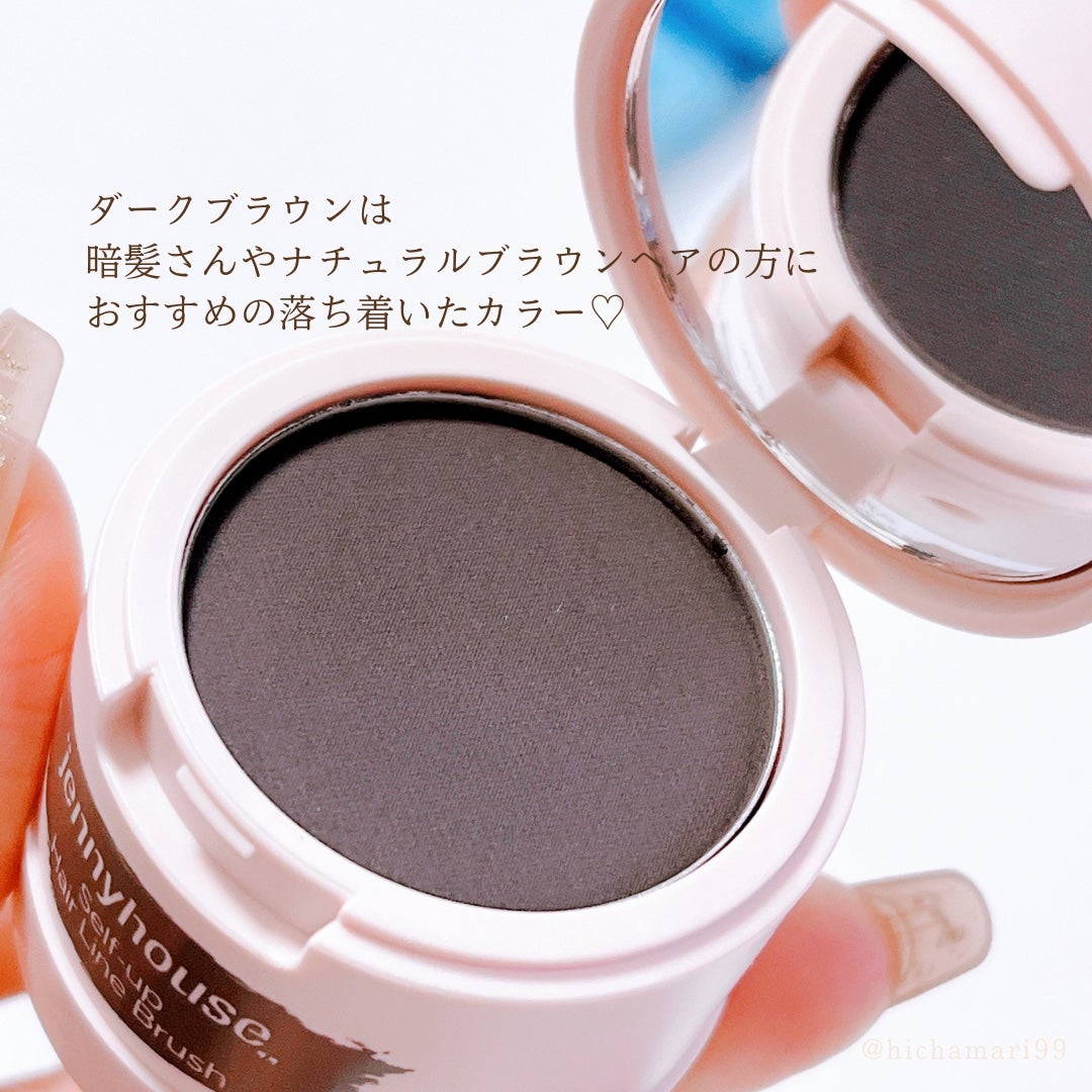 セルフアップヘアラインブラシ/jenny house/ヘアカラーを使ったクチコミ(5枚目)