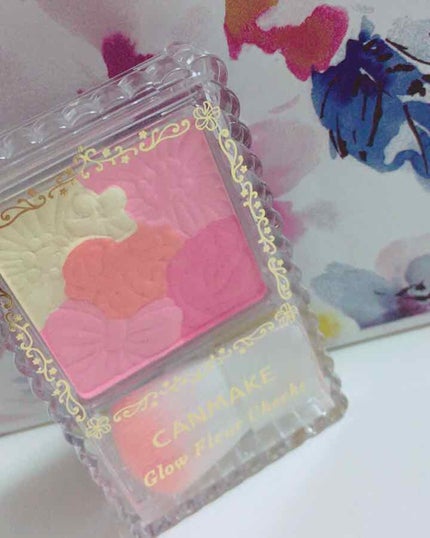 グロウフルールチークス/キャンメイク/パウダーチークを使ったクチコミ(1枚目)