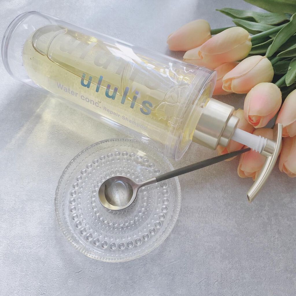ウォーターコンク リペアシャンプー/ヘアトリートメント/ululis/シャンプー・コンディショナーを使ったクチコミ(5枚目)