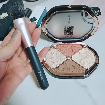 星宿彫刻 4色パレット/花西子/マルチパレットを使ったクチコミ(4枚目)