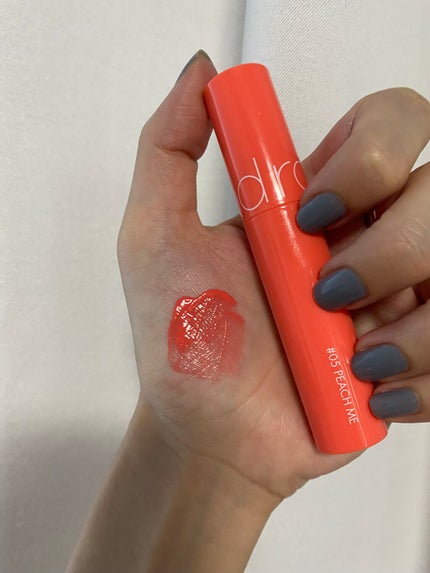 ジューシーラスティングティント/rom&nd/リップティントを使ったクチコミ(3枚目)