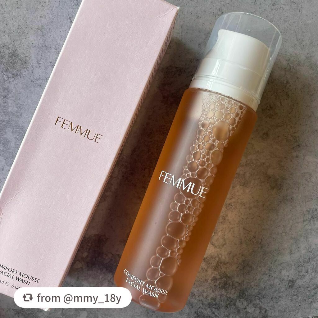 コンフォート ムースウォッシュ/FEMMUE/泡洗顔を使ったクチコミ(2枚目)