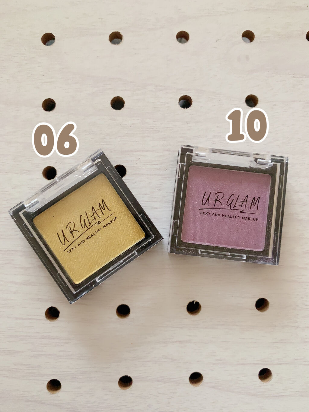 UR GLAM　POWDER EYESHADOW/U R GLAM/単色アイシャドウを使ったクチコミ（2枚目）