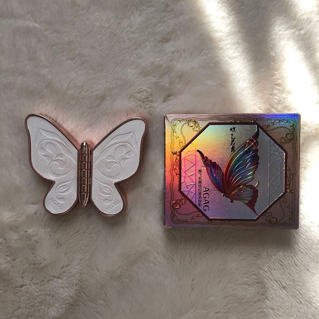 バタフライアイシャドウパレット/AGAG/アイシャドウパレットを使ったクチコミ(1枚目)