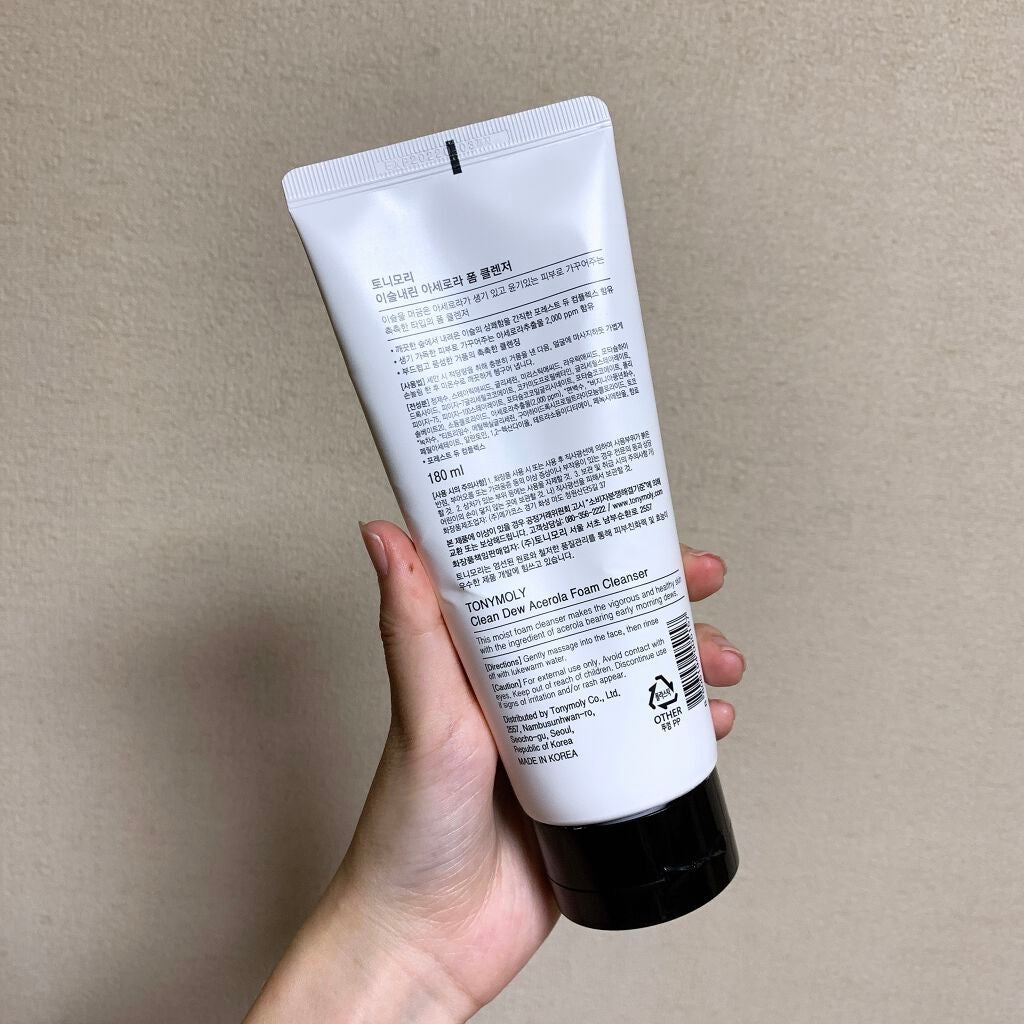 クリーン デュー フォーム クレンザー/TONYMOLY/洗顔フォームを使ったクチコミ(2枚目)