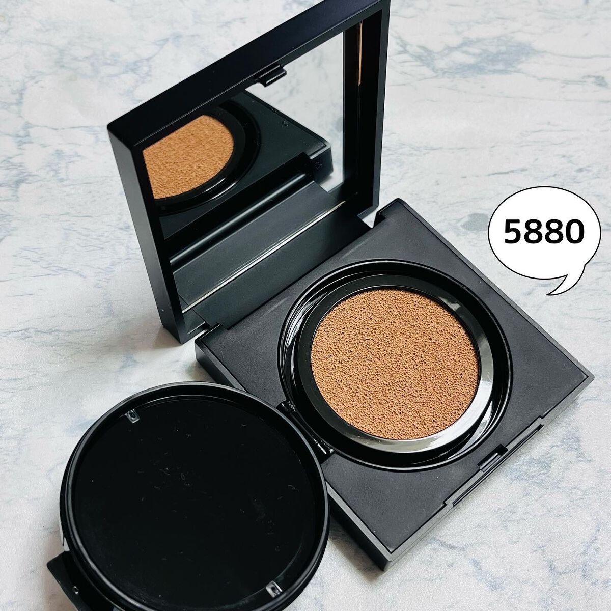 ナチュラルラディアント ロングウェア クッションファンデーション 5880/NARS/クッションファンデーションを使ったクチコミ（3枚目）