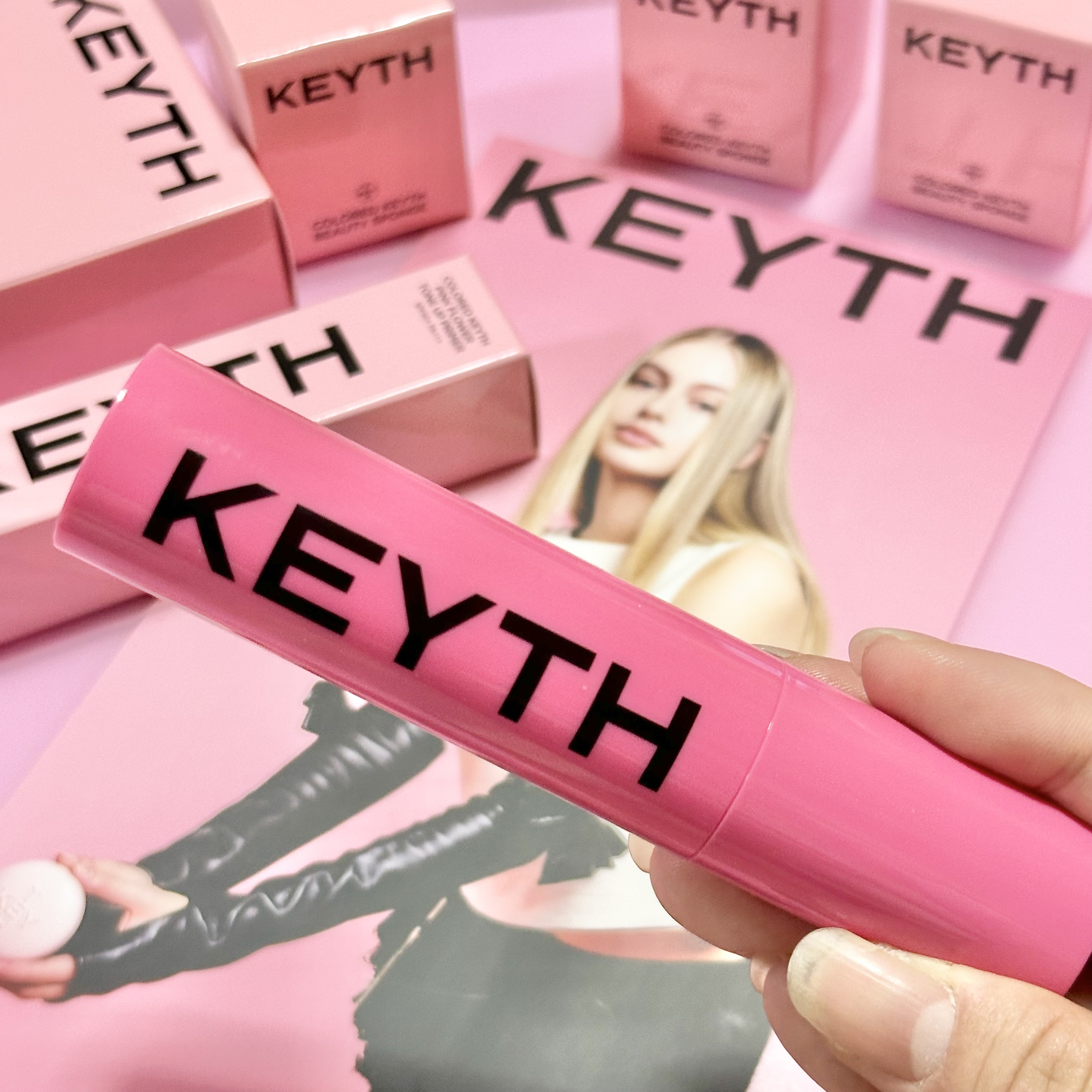 ピンクフラワートーンアッププライマー/KEYTH/化粧下地を使ったクチコミ（1枚目）