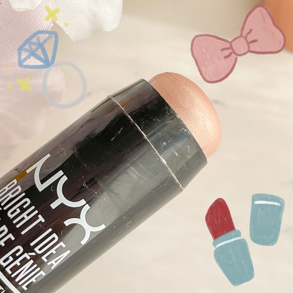 ブライト アイディア スティック/NYX Professional Makeup/ジェル・クリームチークを使ったクチコミ(2枚目)