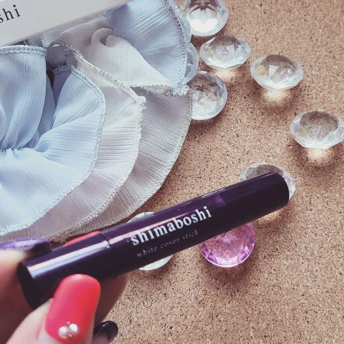 ホワイトカバースティック/shimaboshi/化粧下地を使ったクチコミ（3枚目）