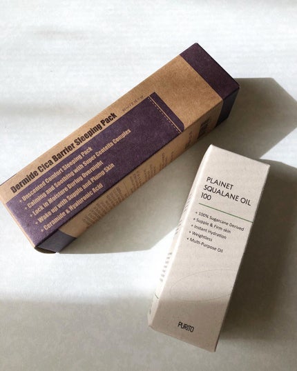 ダーマイドシカバリアスリーピングパック/PURITO/フェイスクリームを使ったクチコミ(6枚目)