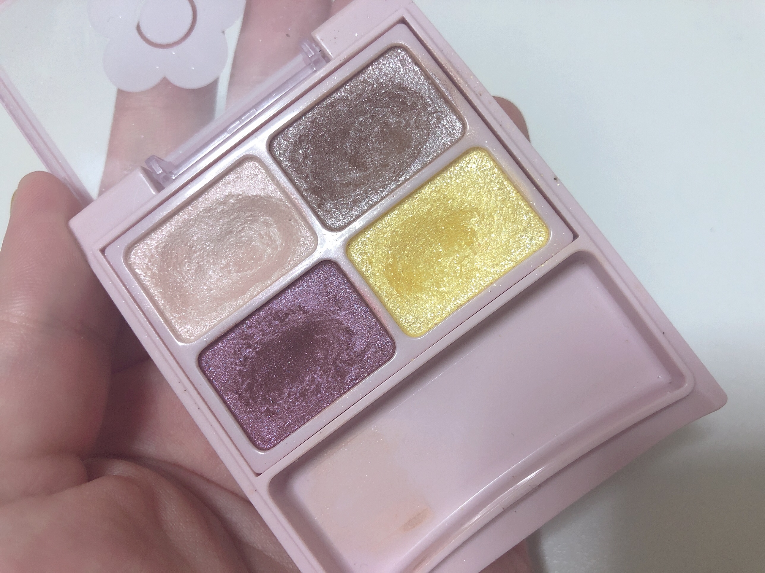 デイジードール アイカラー パレット P-01 オーキッドパープル/DAISY DOLL by MARY QUANT/アイシャドウパレットを使ったクチコミ（1枚目）