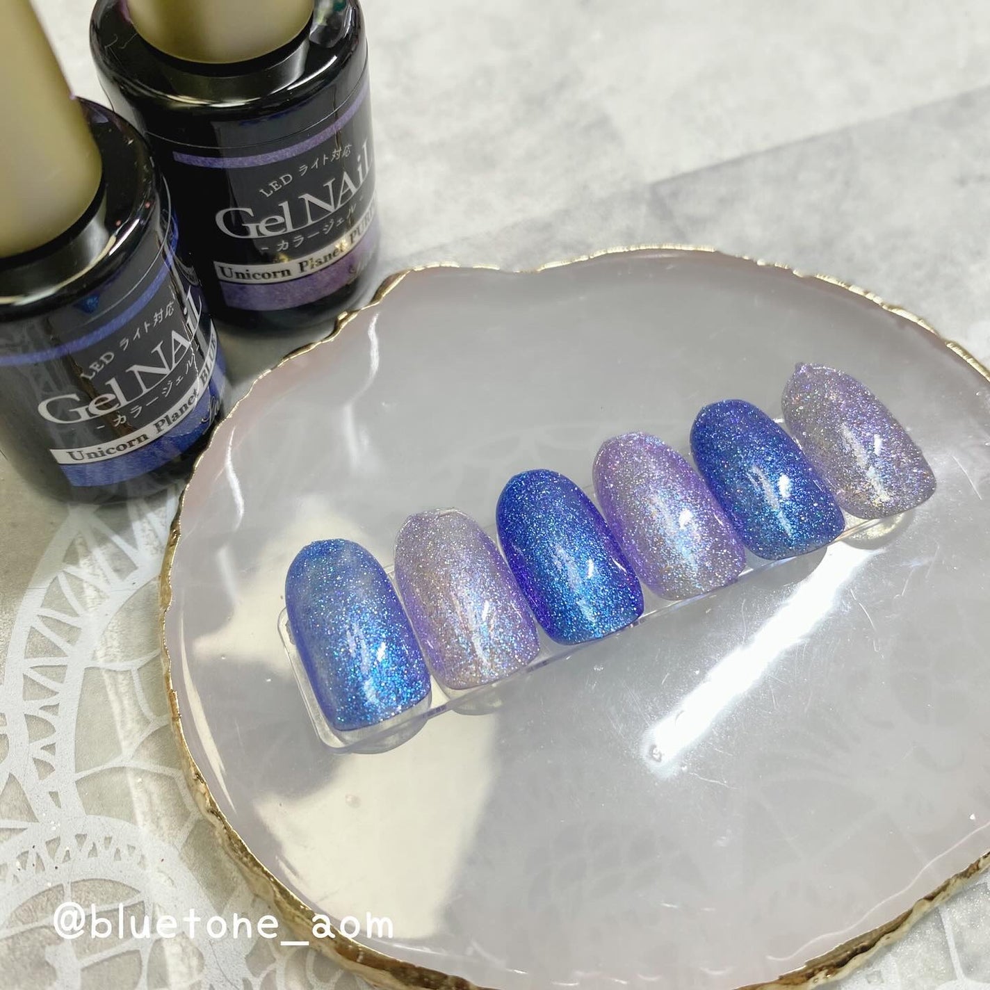 ジェルネイル(ライト対応)/セリア/ジェルネイルを使ったクチコミ(3枚目)