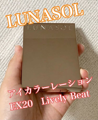 アイカラーレーション EX20 Lively Beat（限定発売）/LUNASOL/アイシャドウパレットを使ったクチコミ（1枚目）