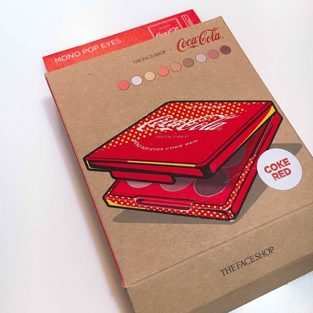 コカコーラ モノ ポップ アイズ/THE FACE SHOP/アイシャドウパレットを使ったクチコミ(3枚目)
