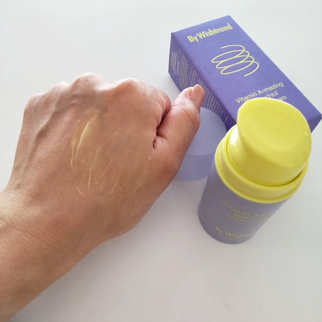 ビタミンA-mazingバクチオールナイトクリーム/By Wishtrend/フェイスクリームを使ったクチコミ(4枚目)