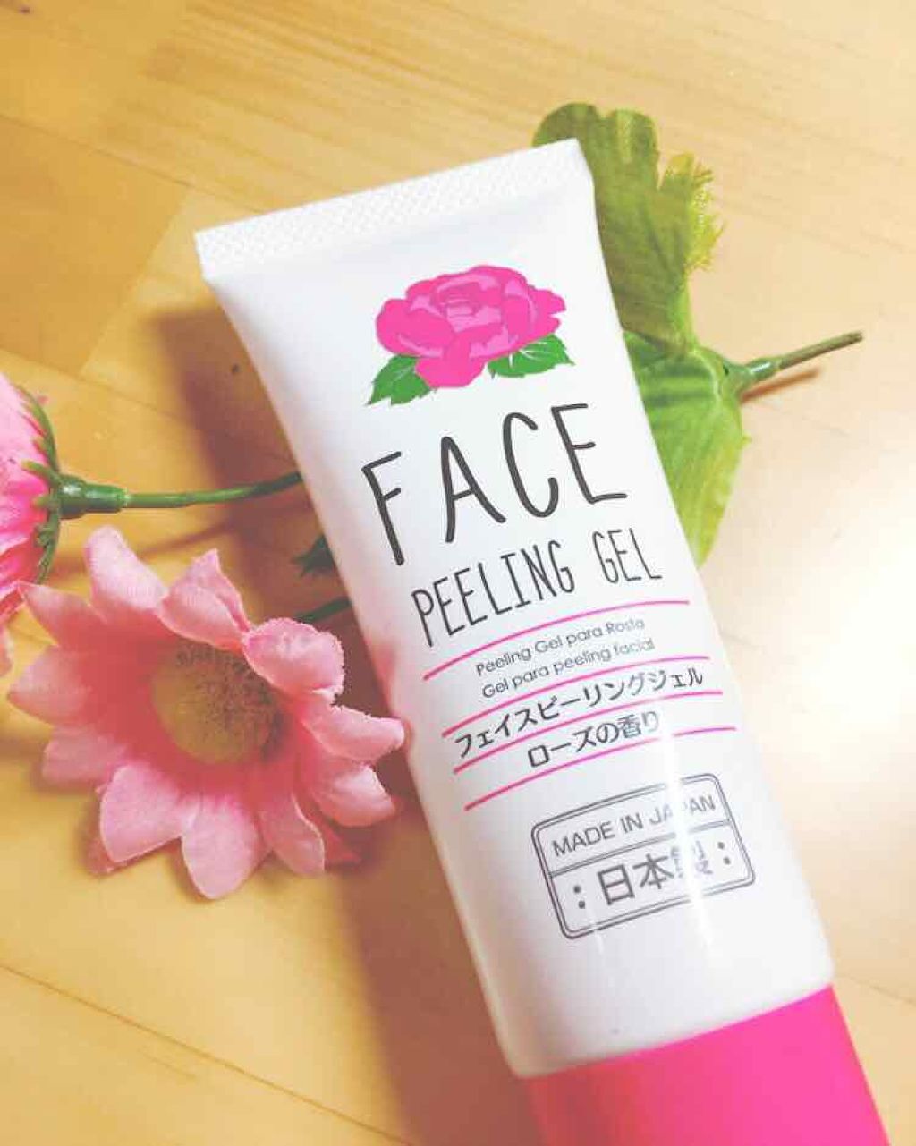 フェイスピーリングジェル ピーチの香り/DAISO/ピーリングを使ったクチコミ（1枚目）