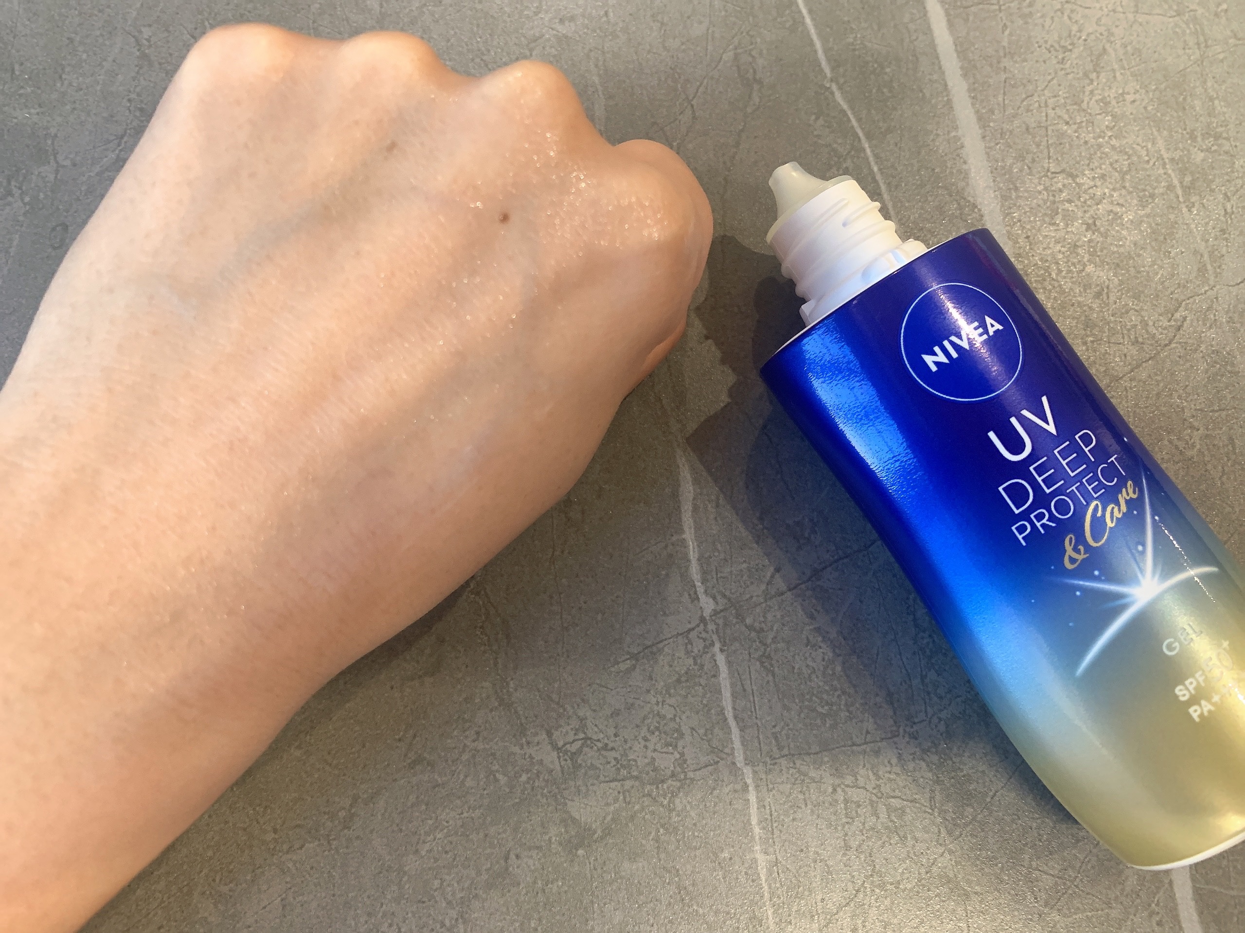 ニベアUV ディープ プロテクト＆ケア ジェル/ニベア/日焼け止めジェルを使ったクチコミ（3枚目）
