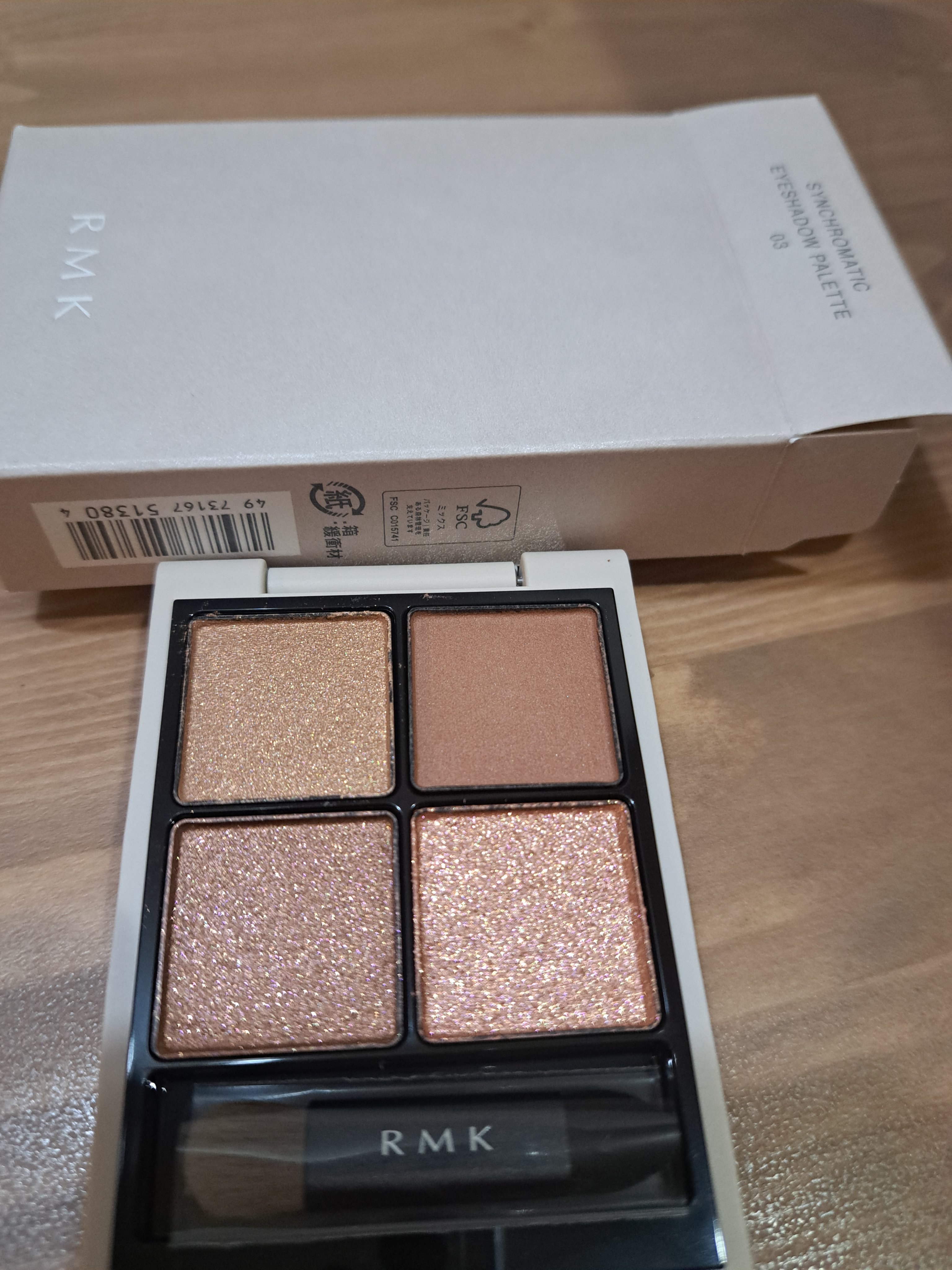 RMK シンクロマティック アイシャドウパレット/RMK/アイシャドウパレットを使ったクチコミ（1枚目）