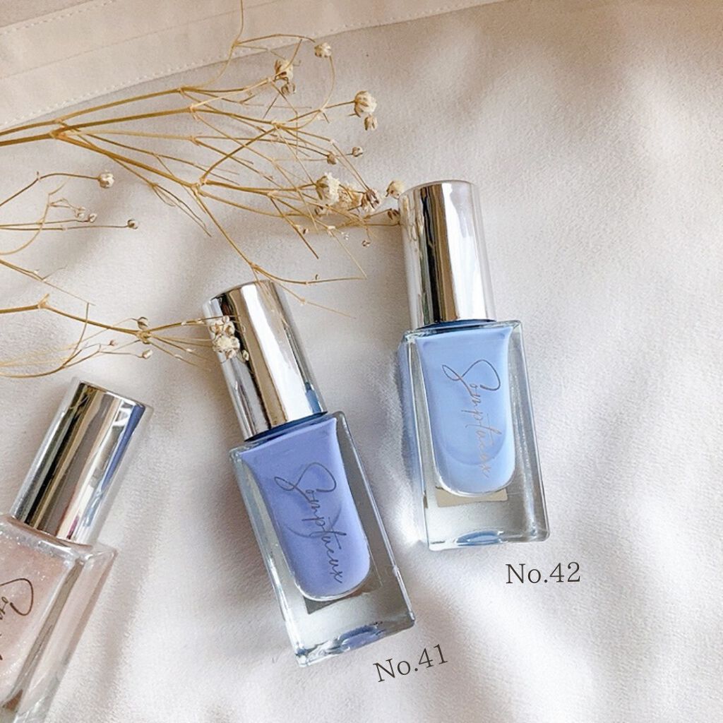 Somptueux(ソンプチュー) ネイルポリッシュ/DAISO/マニキュアを使ったクチコミ（3枚目）