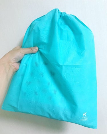 KOKO＋(ココタス) Dew(R)使用　不織布の巾着/KAWAGUCHI/マスクを使ったクチコミ（1枚目）